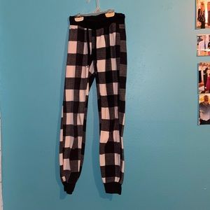 Target brand black and white pajama pants